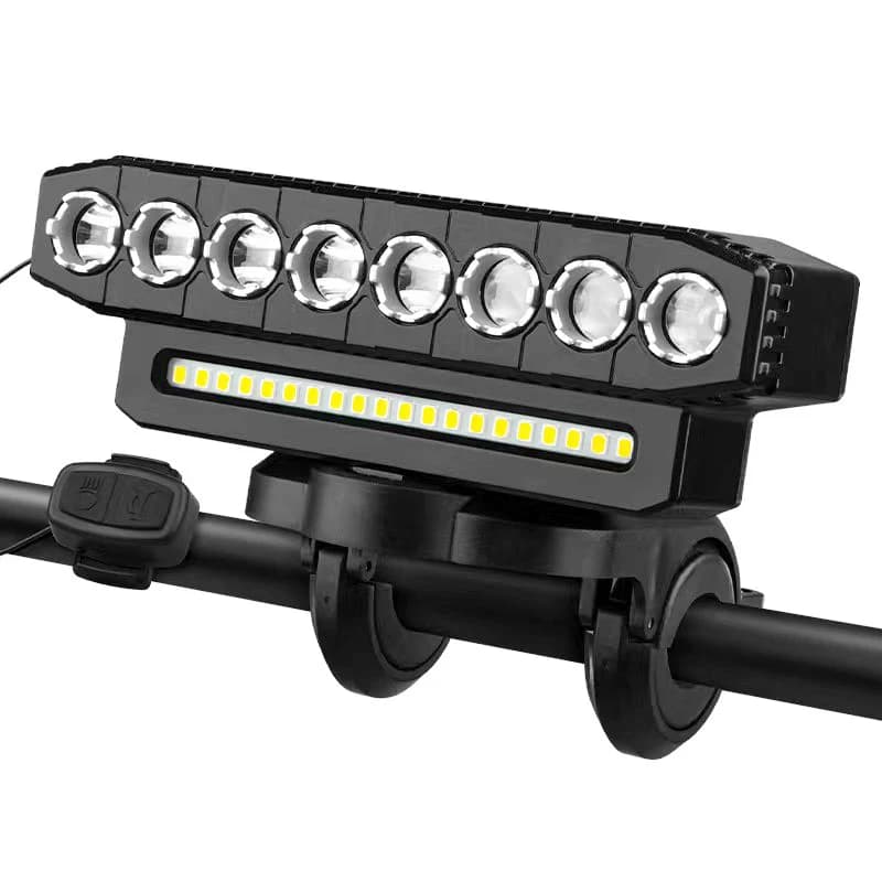 New charging USB MTB bicycle light clacson highlight bike light cycling lamp waterproof torch accessories for cycling equipment