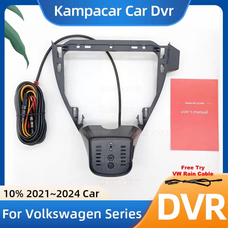 New 1K 2K 4K Plug and Play VW35 Car Dvr Dash Cam DashCam For Volkswagen 199mm VW ID4 ID.4 ID.4X ID6 ID6X ID.6 ID.6X 2021-2024