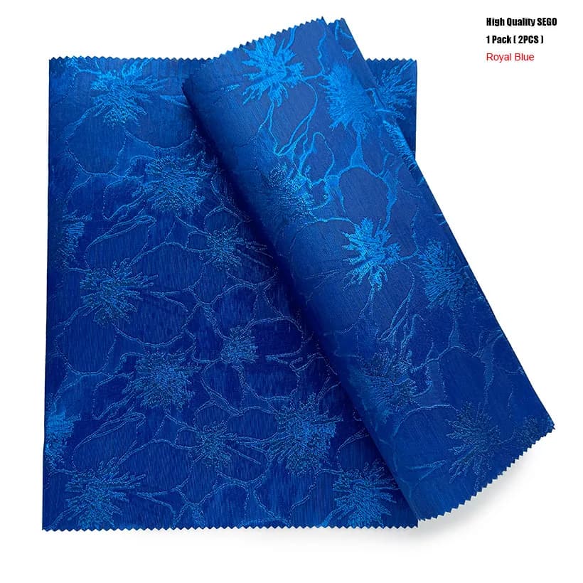 Elegante Copricapo SEGO 2026, 2 Pezzi/Confezione, Stile Africano Occidentale, con Ricamo Jacquard, Sciarpa Turbante, Accessorio Moda per Capelli