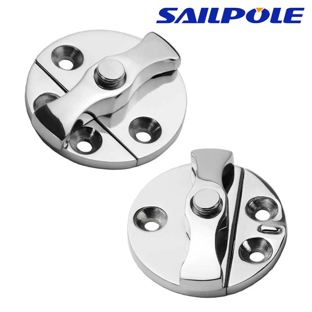 Chiusura a torsione in acciaio inox 316 per barche, 43x59mm, resistente, per sportelli di roulotte e armadietti
