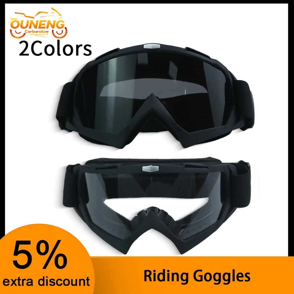 Occhiali da motocross vintage da uomo, antiappannamento, antivento, per casco da moto MX, occhiali da sci, ciclismo, occhiali tattici di sicurezza