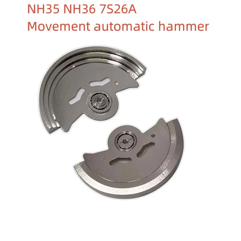 Accessori per orologi NH35 NH36 7S26A Pendolo automatico con rotore a martello adatto per parti di riparazione del peso del pendolo del movimento Seiko