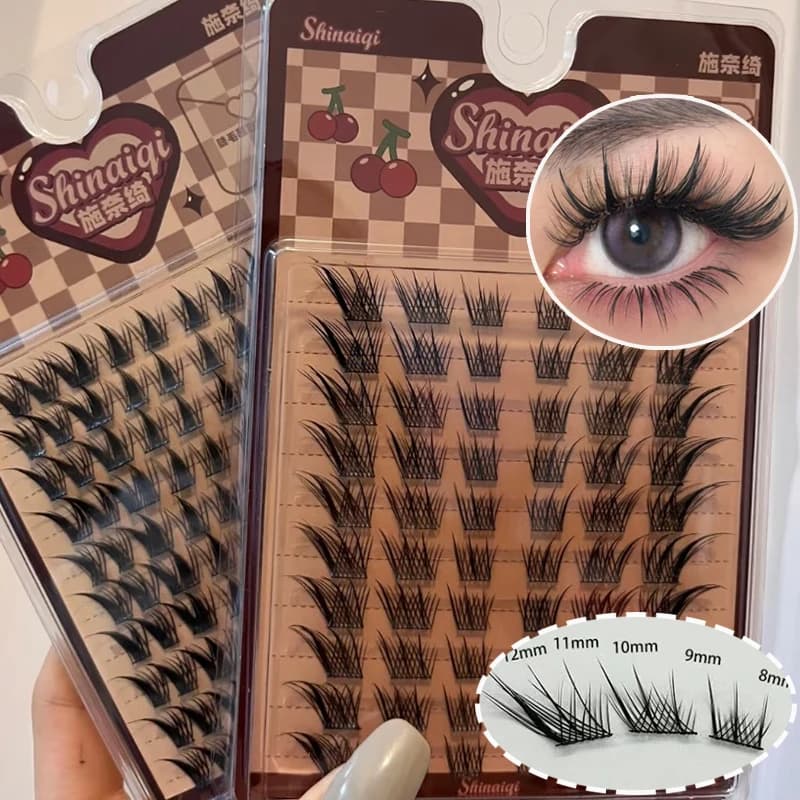 Flying Fox Single False Eyelash Individual Cluster Lash Extension Segmented Natural Fox Eyes Effect Lashes Makeup Cosmetics New