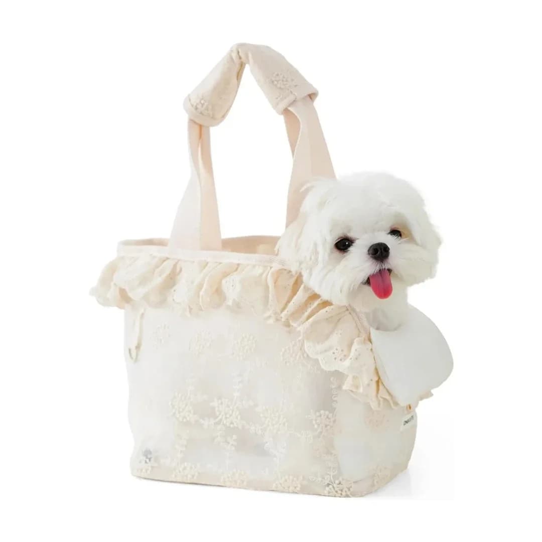 Dog Carrier for Small Dogs Rabbit cat with Large Pockets, Cotton Bag, Dog Carrier Soft Sided, Collapsible Travel Puppy Carrier