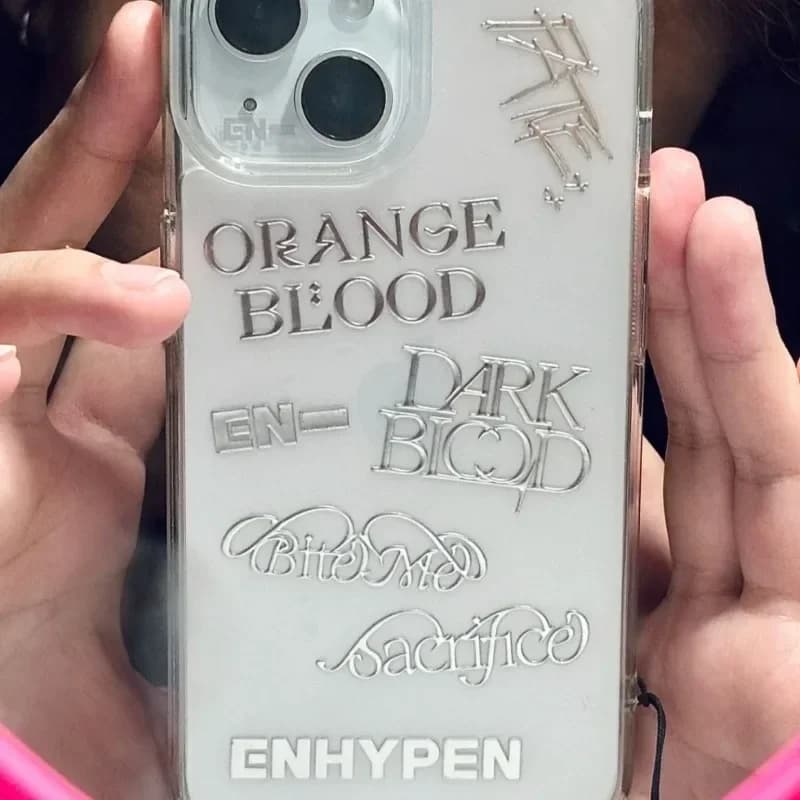 1Pcs ENHYPENED Minimalist 3D Metal Stickers DIY Decor for Phones Tablets and Laptops Stylish Personalized Ornaments