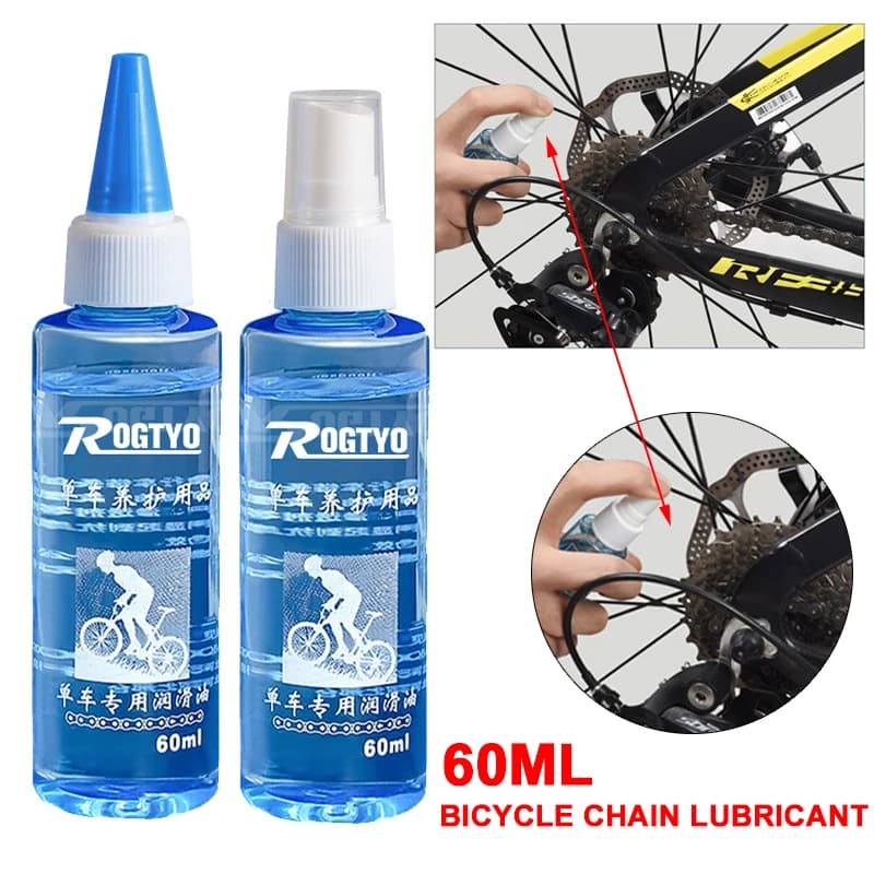 60ml Detergente per catena per bici Lubrificante Lubrificante per catena per bicicletta Lubrificante a secco Olio per catena Olio per catena per bici a lunga durata per pulire e liscio