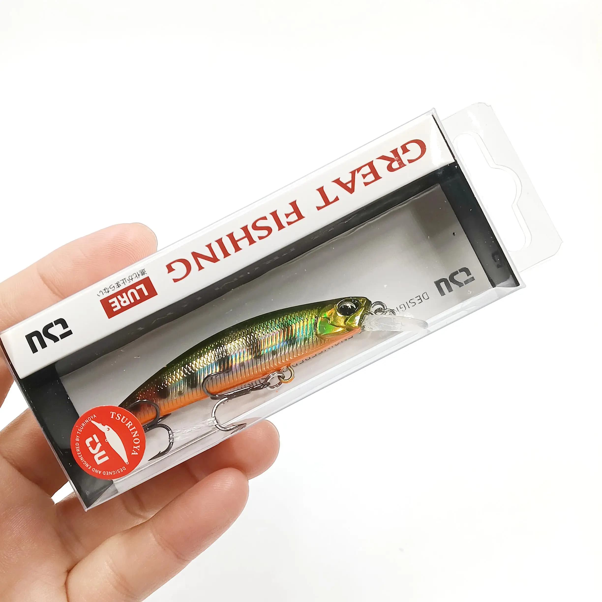 TSURINOYA 70S Sinking Minnow Esche Artificiali Affondanti DW75 70mm 8.9g 0.6~1.0m Hard Bait per Trota e Spigola Jerkbait