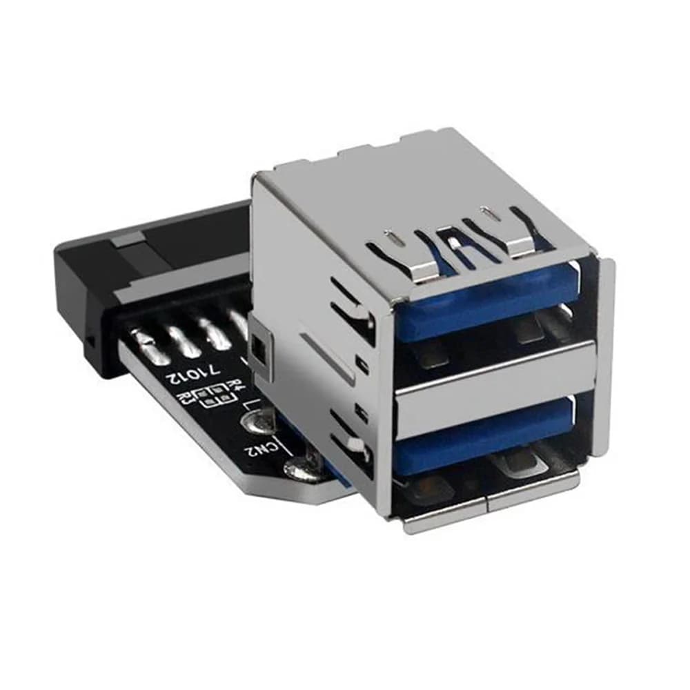 Convertitore adattatore B03B-20Pin a doppio USB 3.0 Scheda madre desktop 19 pin/20P intestazione a 2 porte USB un connettore femmina, PH21