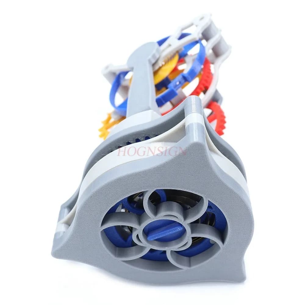Modello didattico per stampa 3D, principio dell'orologio meccanico, orologio a pendolo, tecnologia fai-da-te, modello tourbillon