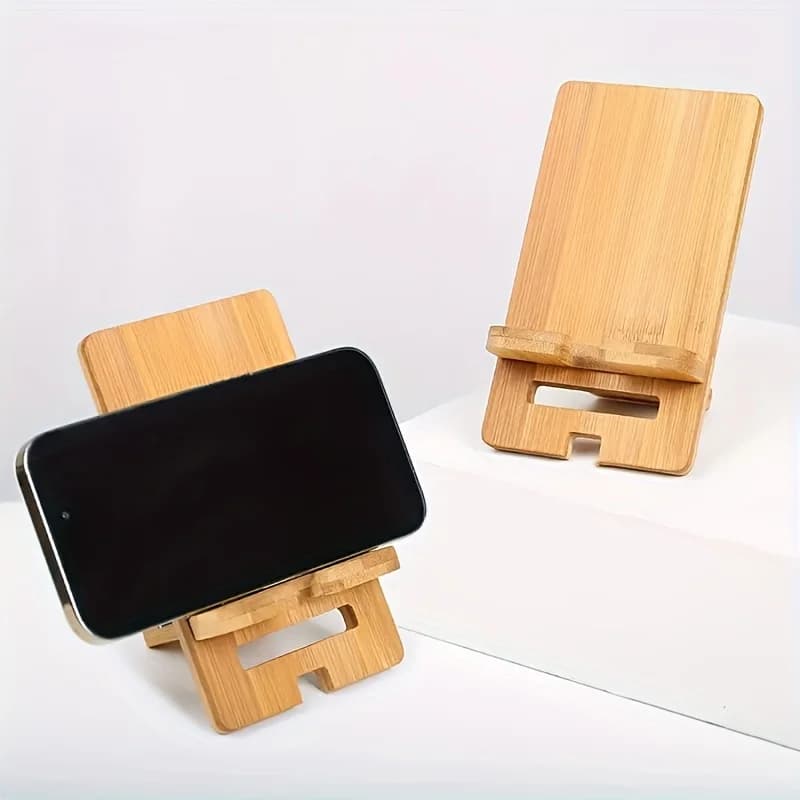 2026 Minimalist Anti-Tip Phone Stand Cable-Friendly Hands-Free Space-Saving Phone Stand Compact Portable Lightweight Phone Stand
