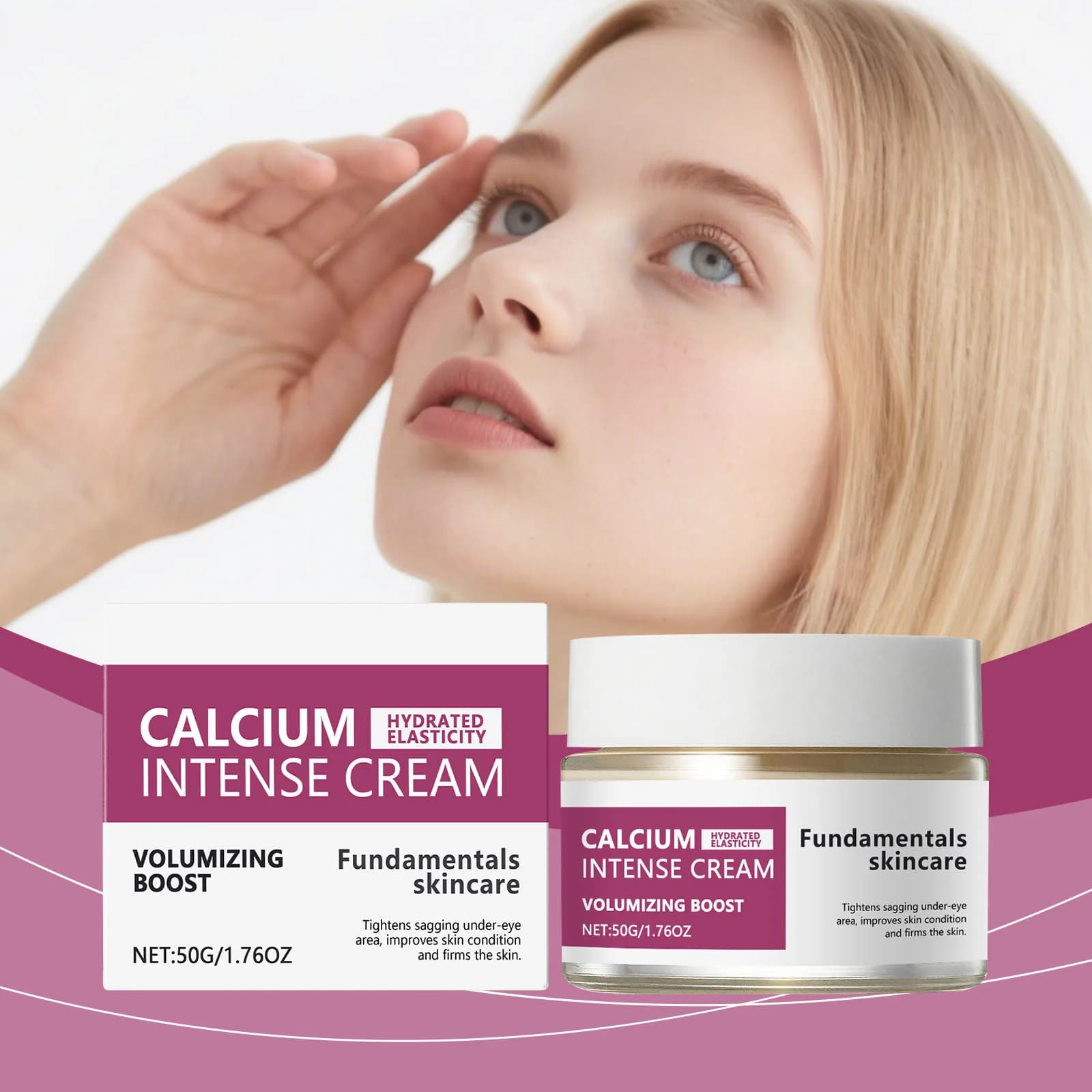 Tremella Moisturizing Face Cream Promotes collagen production Repairs skin barrier Improves skin relaxation Nutrient face lotion