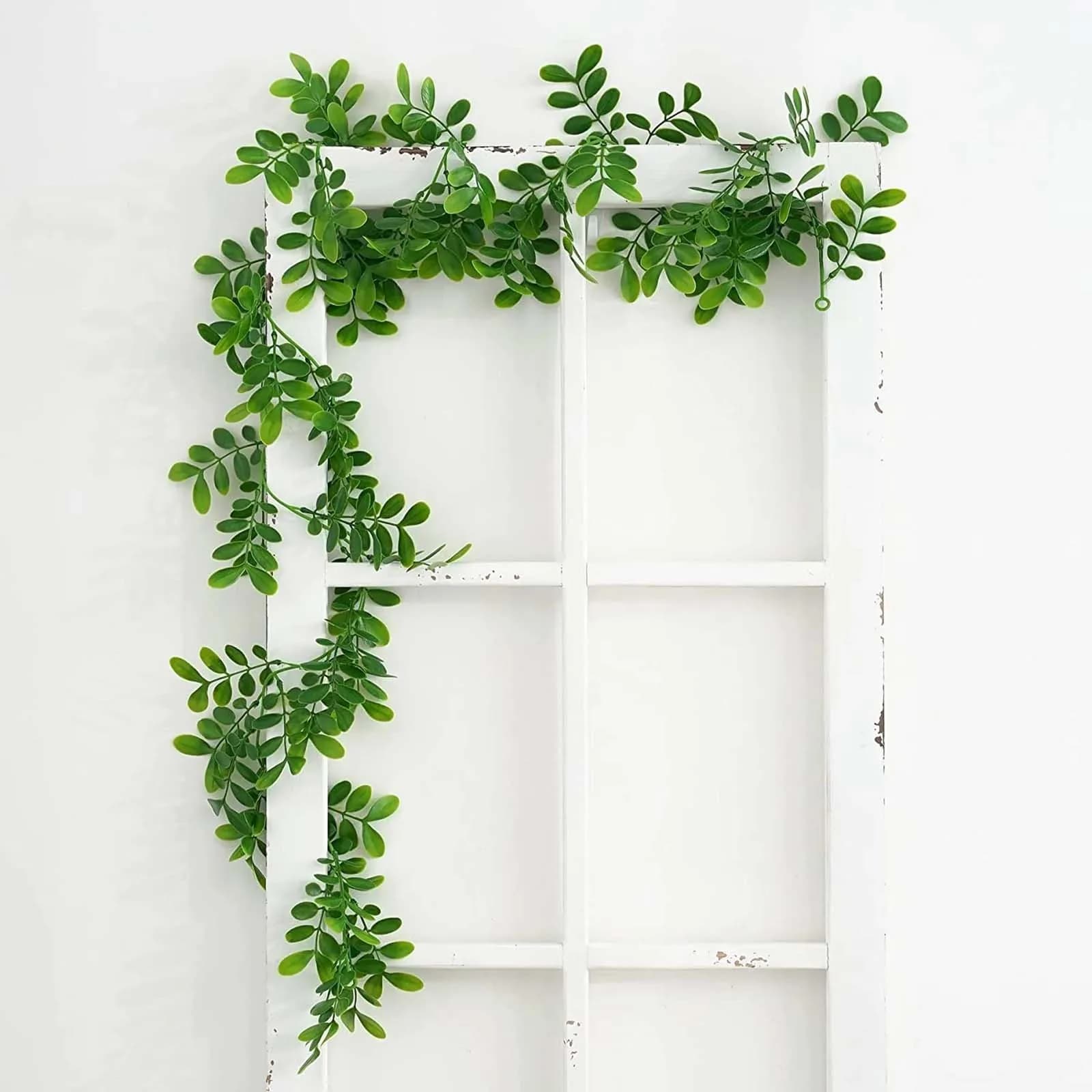 2 pcs artificial edera plants plastic screws outdoor wedding Christmas house balcony garden arch wall DIY office sales hot decoration