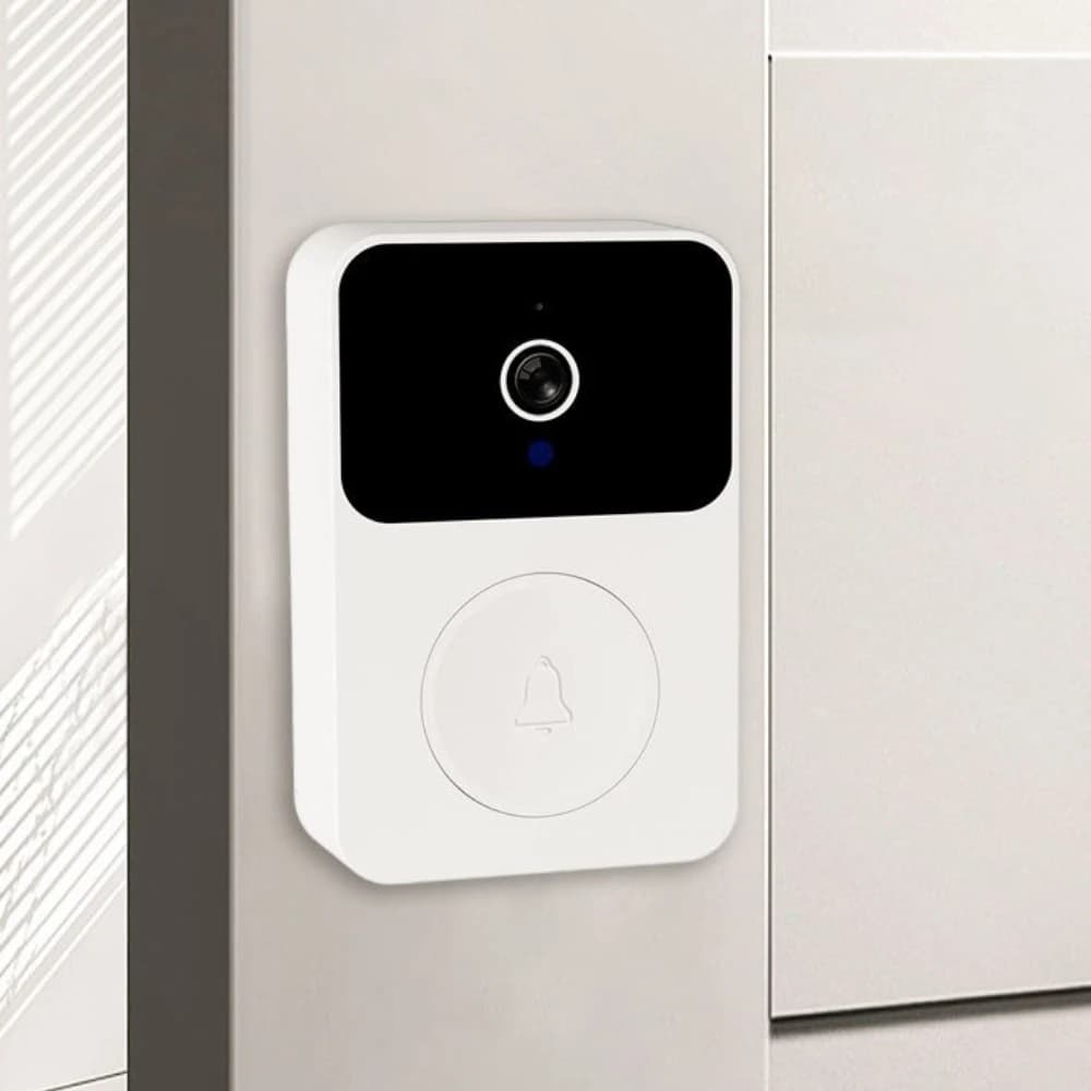 Campanello Video WiFi 1080P HD, Telecamera di Sicurezza Wireless Intelligente con Visione Notturna IR, Audio Bidirezionale e Monitoraggio in Tempo Reale