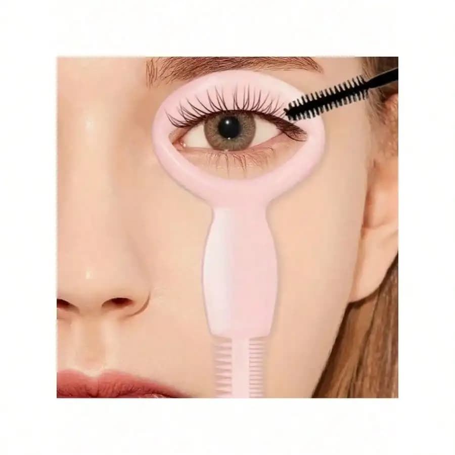 Set di trucco 3-in-1: protezione per mascara ciglia, pettine separatore ciglia e spazzola per sopracciglia: questo innovativo set