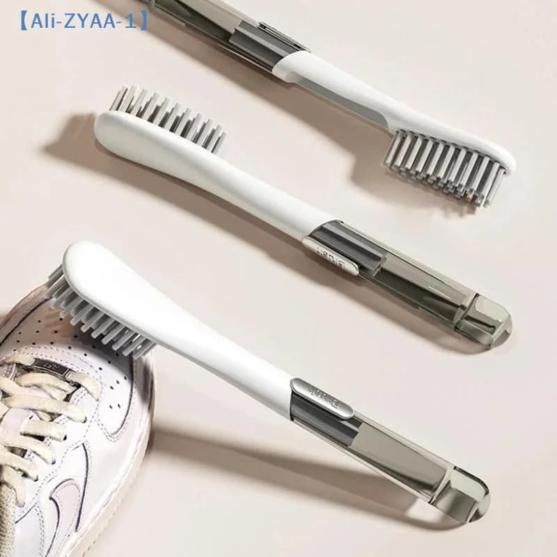 Spazzola per scarpe con setole morbide e manico lungo, spazzola multifunzione per la pulizia delle scarpe di neonati e bambini, senza danni per le scarpe【ZYAA-1】