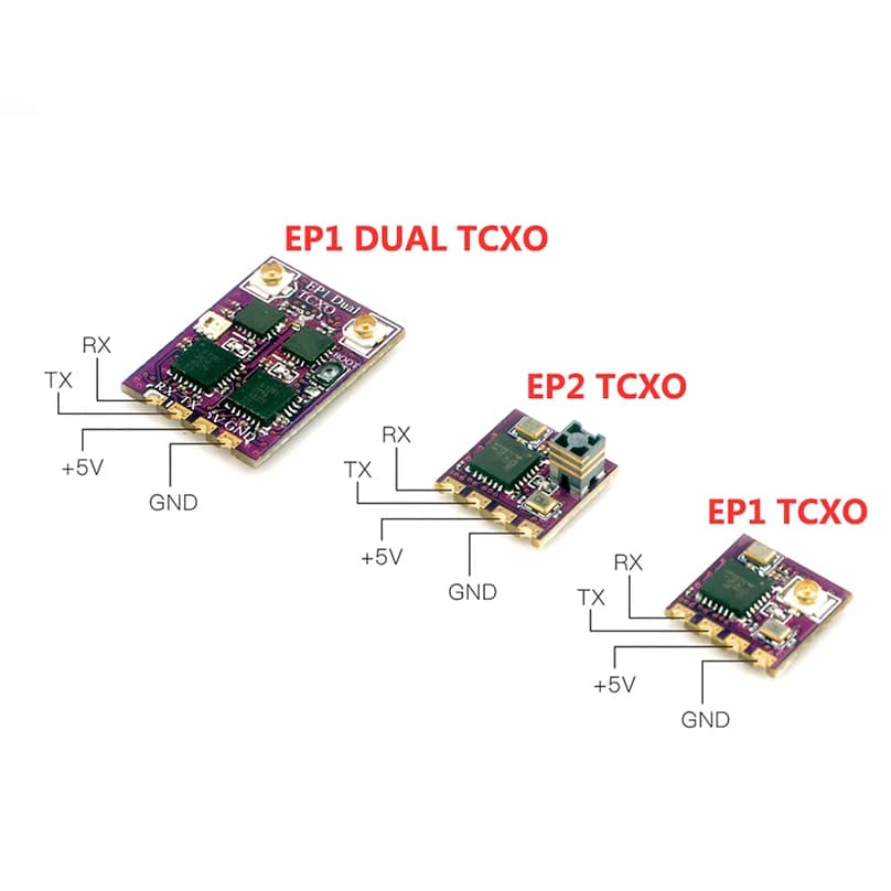 HappyModel 2.4G ELRS EP1 EP2 EP1DUAL Ricevitore TCXO Piccolo ExpressLRS ES24TX Pro Micro TX Per Drone da corsa RC FPV a lungo raggio