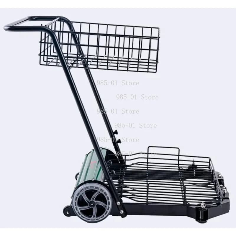 Carrello in Alluminio Multifunzionale per Allenamento Sportivo, Alimentatore di Palline da Tennis in Metallo