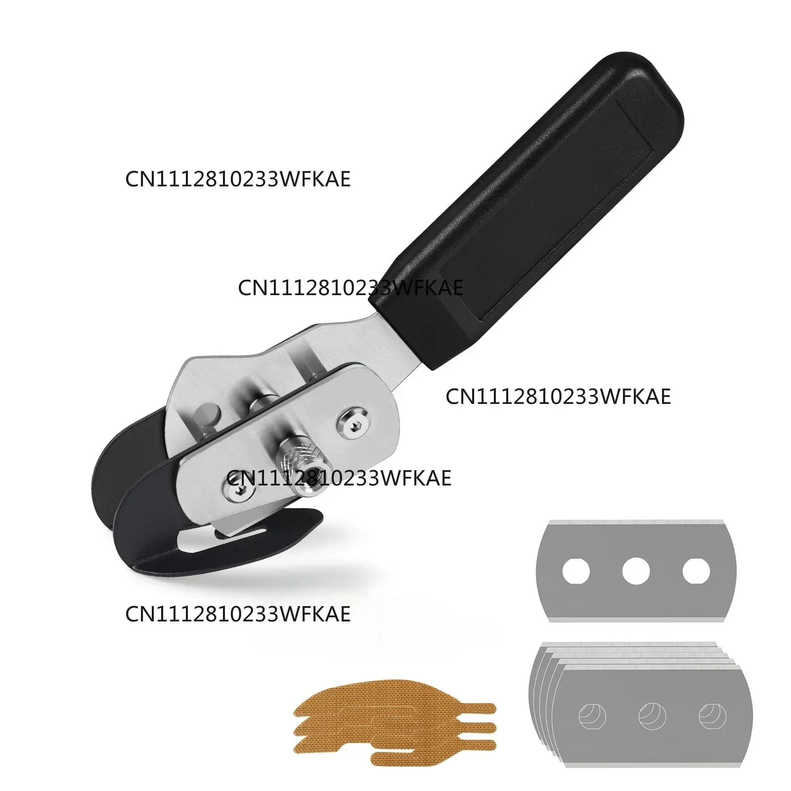 Window Film Squeegee Vinyl Double-Head Cutting Knife Spatula Car Vinyl Cutter For Applying Film With 10 Spare Blades Film Tools