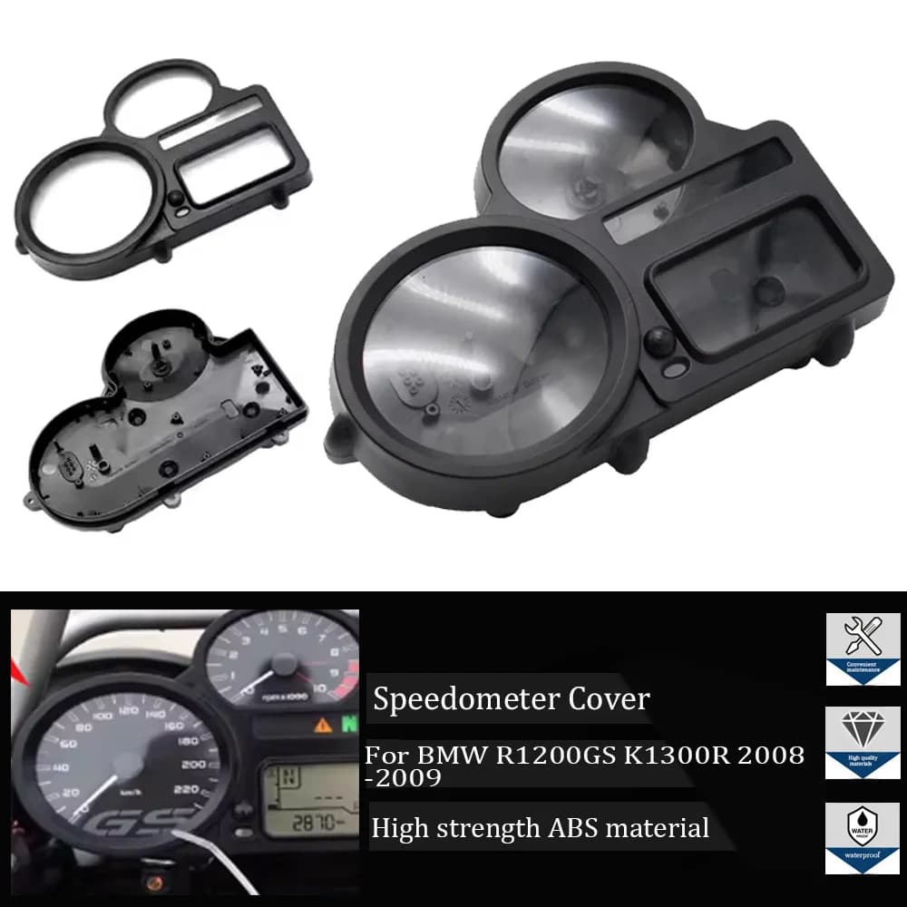 Moto Tachimetro Contagiri Copertura Per BMW R1200GS K1300R 2008-2009 Contachilometri Strumento Casco Custodia Copertura Borsette Alloggiamento