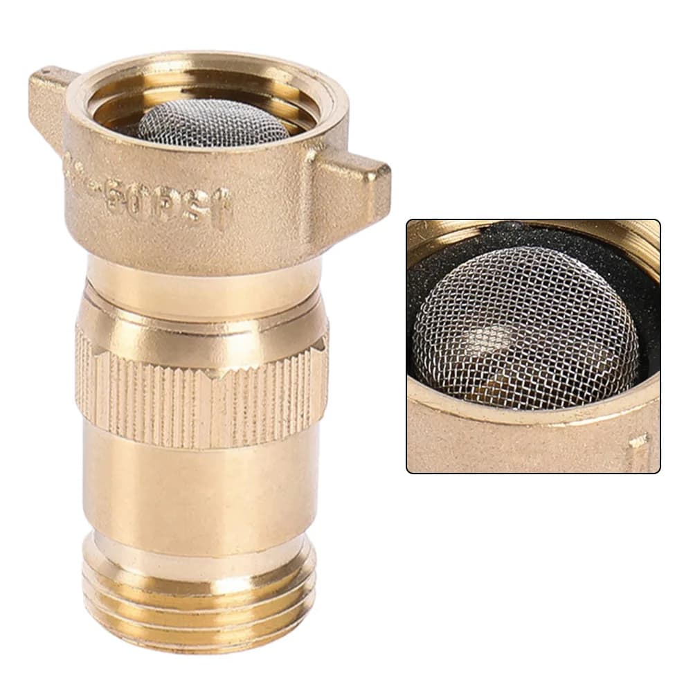 1 pz Ottone RV Regolatore di Pressione Dell'acqua Schermo del Filtro Per RV Camper Rimorchio Tubo di Accoppiamento Adattatore Tubi Da Giardino Raccordi Strumento