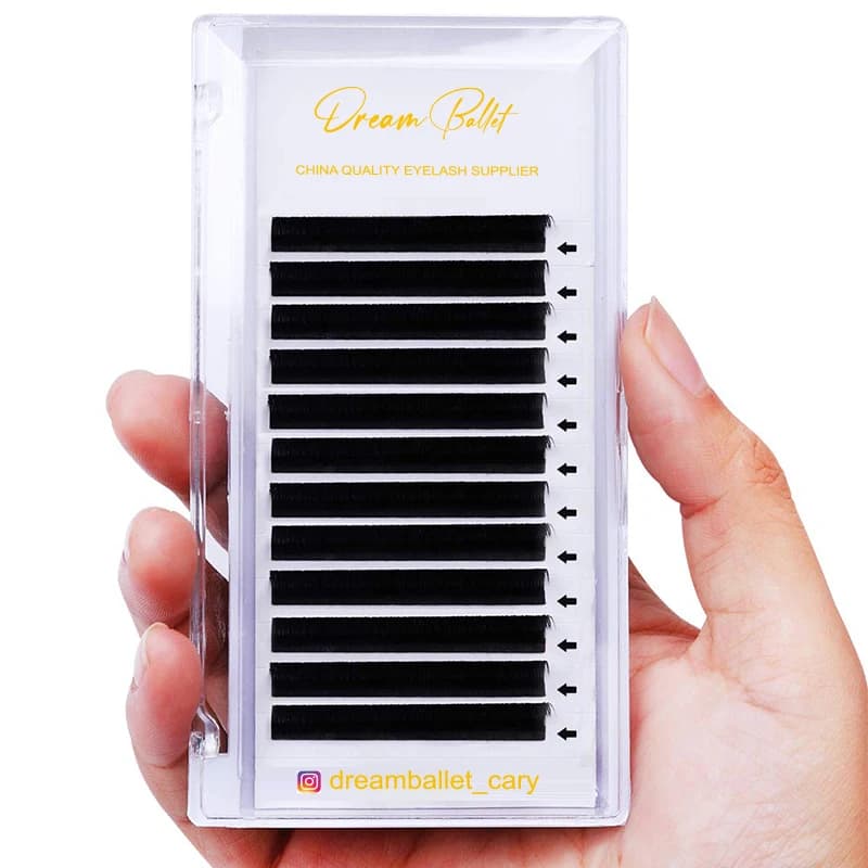 12 file Easy Fan Lashes estensioni ciglia finte 0.05 0.03 0.07mm C CC D DD Curl Volume Lash Extens