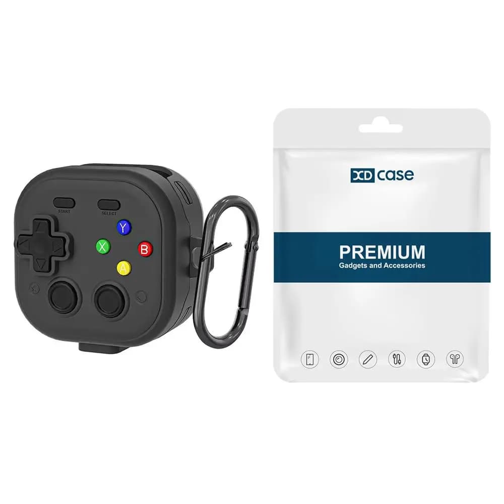 Custodia Protettiva XDcase per Auricolari con Design Retro Game Console per Samsung Galaxy Buds4 / 4 Pro