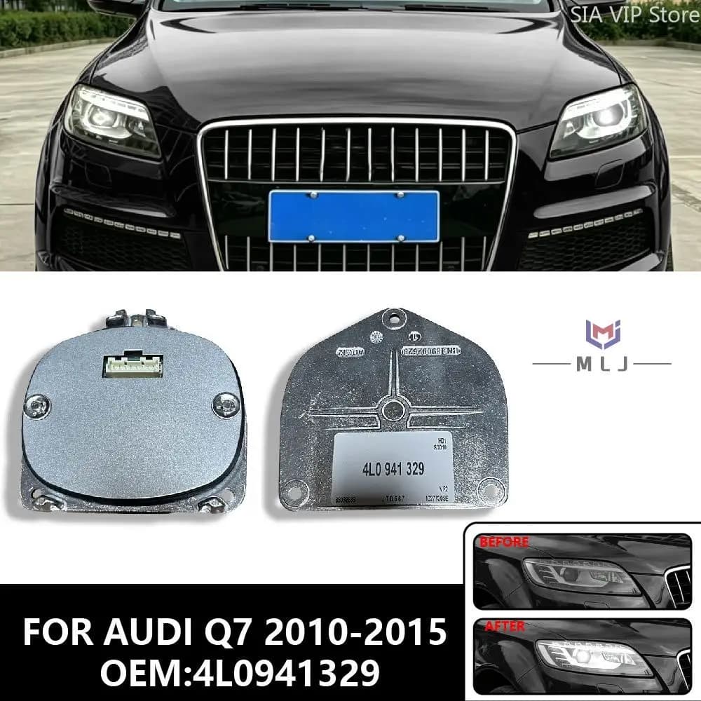 For 2010-2015 Audi Q7 4L OE 4L0941329 AFS LED Headlight Control Module Angel Eye DRL Ballast 89092639 10253959E Car Accessories