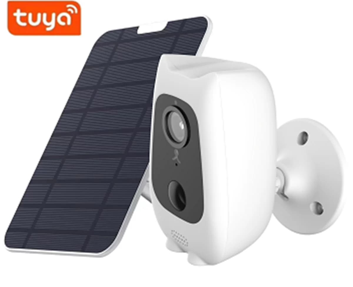 2MP 1080P Tuya App Energia solare Telecamera IP a basso consumo AI Rilevazione movimento umanoide Monitoraggio automatico Sicurezza CCTV Baby Monitor