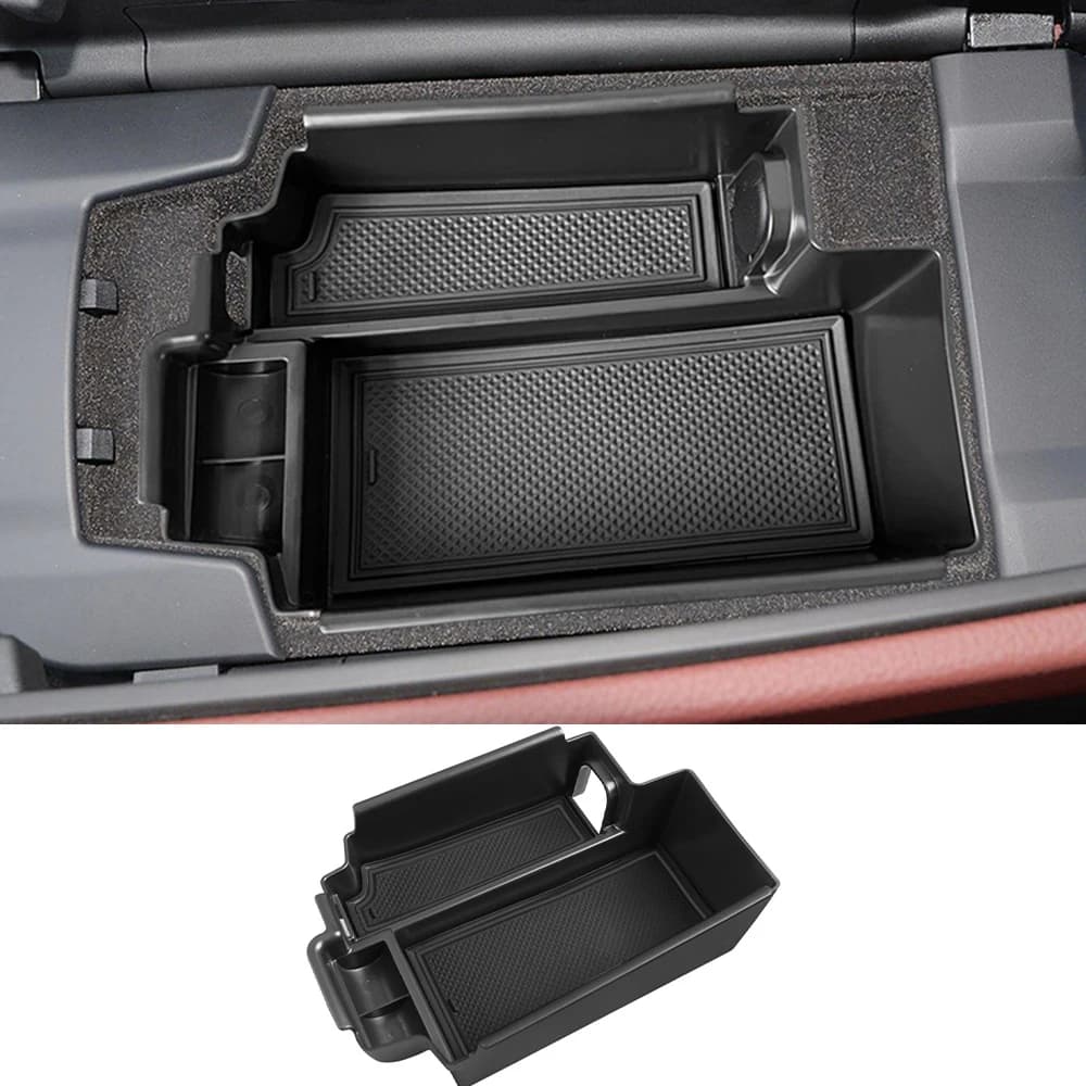 Scatola di immagazzinaggio divisa per console centrale auto per BMW Serie 5 G30 G60 2018-2025 Vassoio bracciolo Organizzatore Accessori interni auto