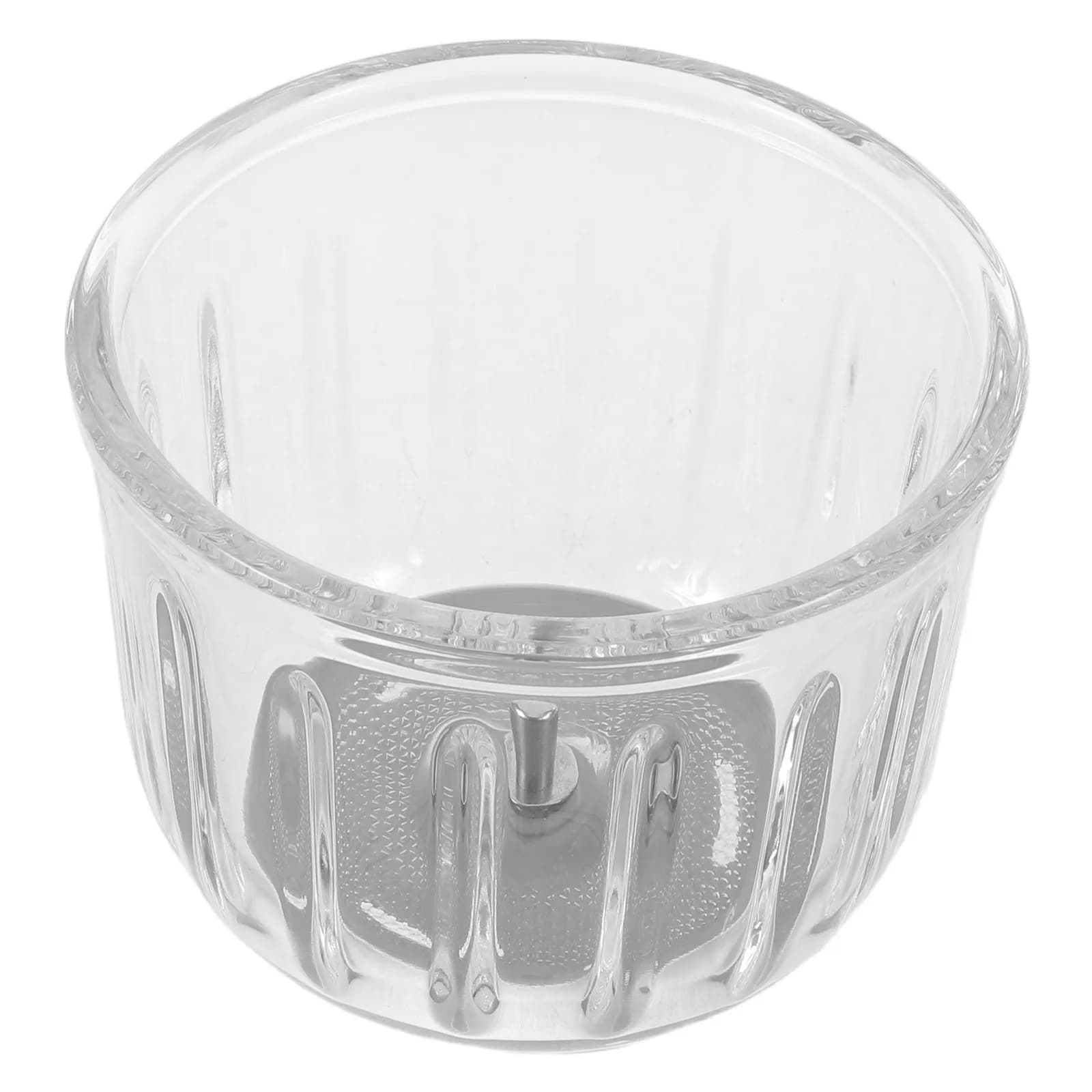 Baby Food Processor Replacement Glass Bowl 10Oz Heat-Resistant Clear Borosilicate Freezer-Safe Glass Mixing Bowl Baby Blender