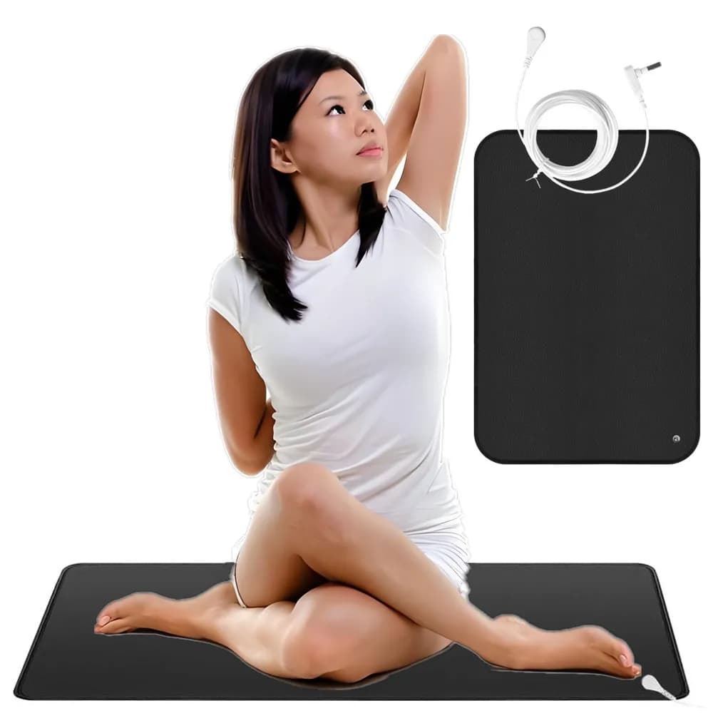 Grounding Mat Recognized to Earth EMF Recovery for Foot Therapy Carpet for Sleeping with Universal Grounding Yoga Improves Mats for Energy Assistance