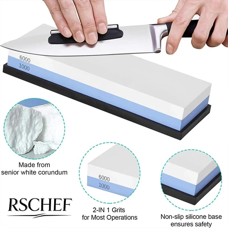 Stone for sharpening Stones for sharpening Professional sharpeners Stone for sharpening Water stone Kitchen tool 1000 3000 6000grit Double-sided