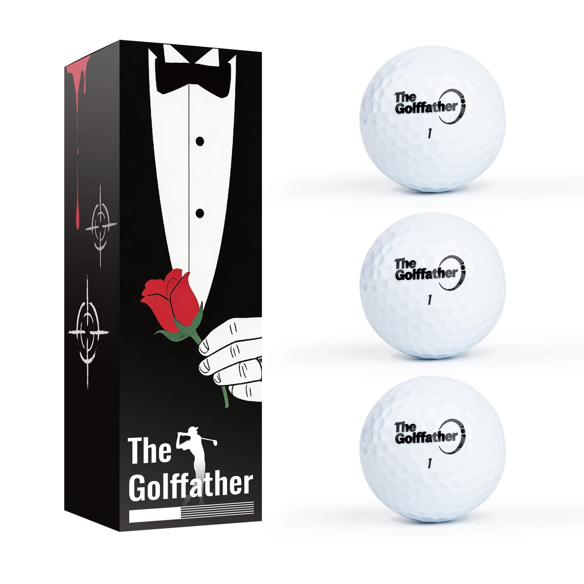 3-Pack The Golf Father Balls Golf Gifts for Dad and Grandpa, Golfing Lovers, Unique Joke Gift for Father's Day, Birthday