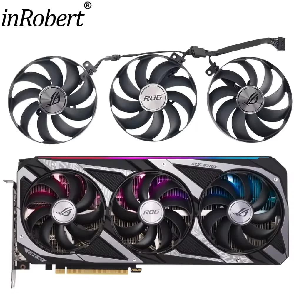 Per ASUS ROG Strix GeForce RTX 3050 3060 GAMING Ventola della scheda video 88MM CF9015H12S RTX3050 RTX3060 Ventola di ricambio della scheda grafica