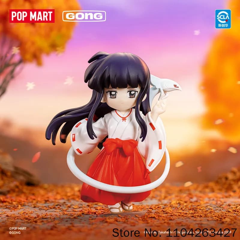 POP MART Genuine Gong Inuyasha Warring States Journey Series Blind Box Desktop Toy Decoration Cartoon Anime Figure Toys Gifts