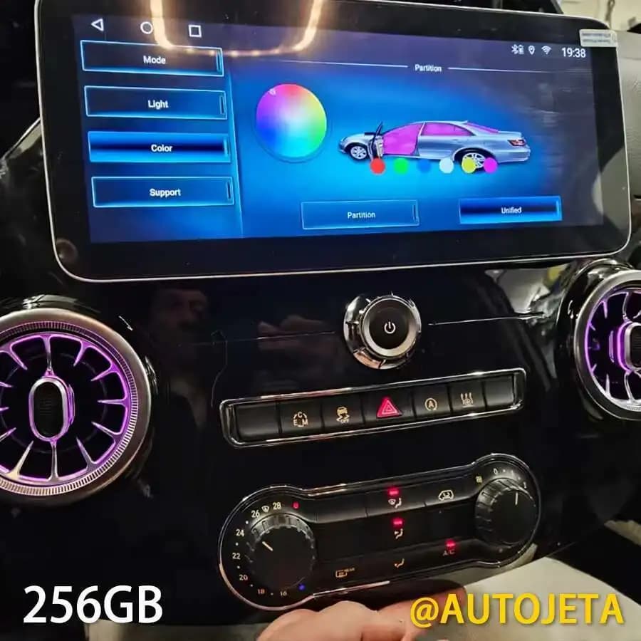 Android 14 Autoradio 12.3 Pollici 2Din Per Mercedes Benz Vito 116 2016 Ricevitore Stereo Navigazione GPS DSP Video Lettore Carplay 128GB