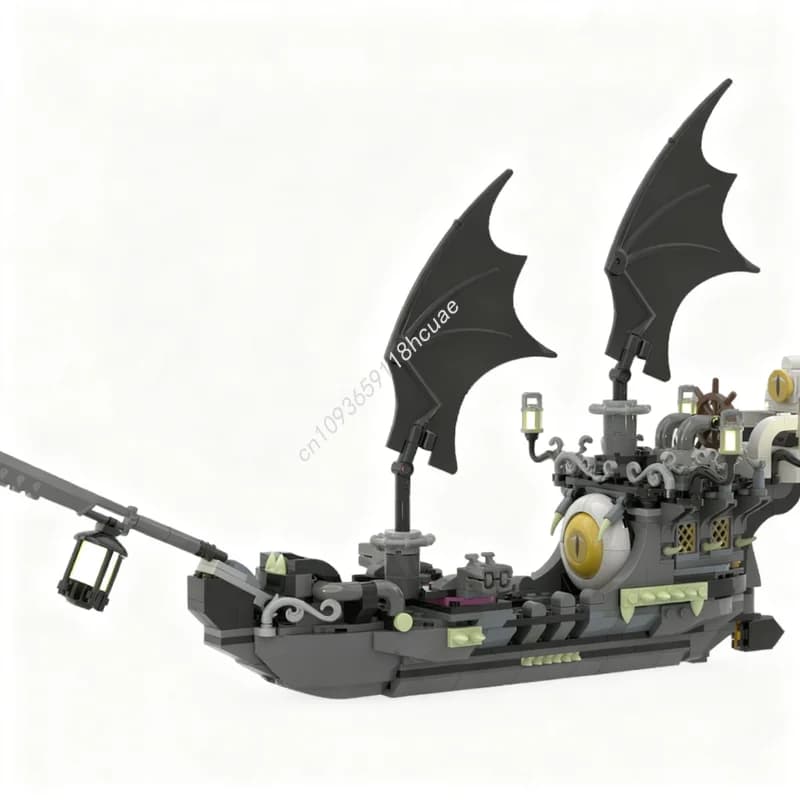616 Pezzi MOC Nave Incubo Modello Dreamzzz Blocchi da Costruzione Giocattolo Assemblaggio Fai-da-Te Idea Regalo Creativo per Natale Educativo