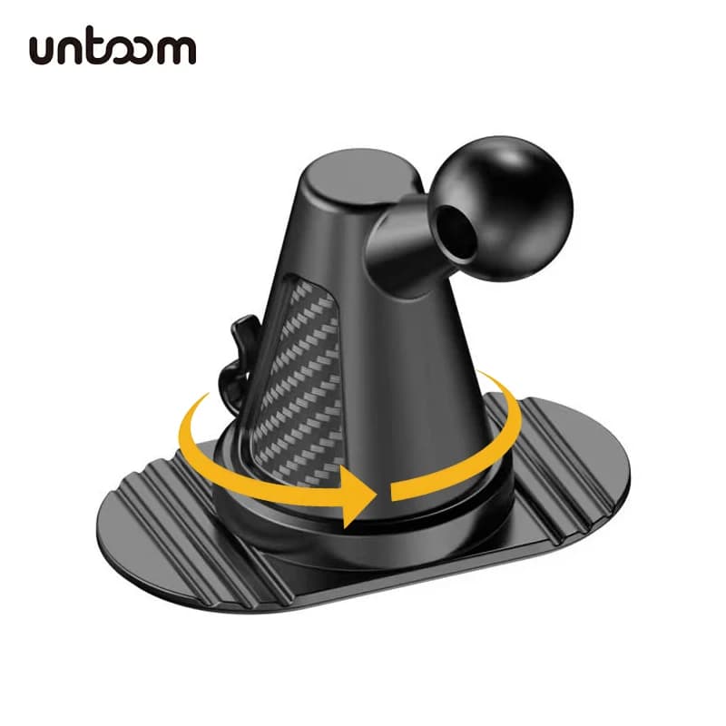 Supporto Universale con Testa a Sfera da 17mm per Porta Cellulare da Auto, Base Adesiva per Cruscotto