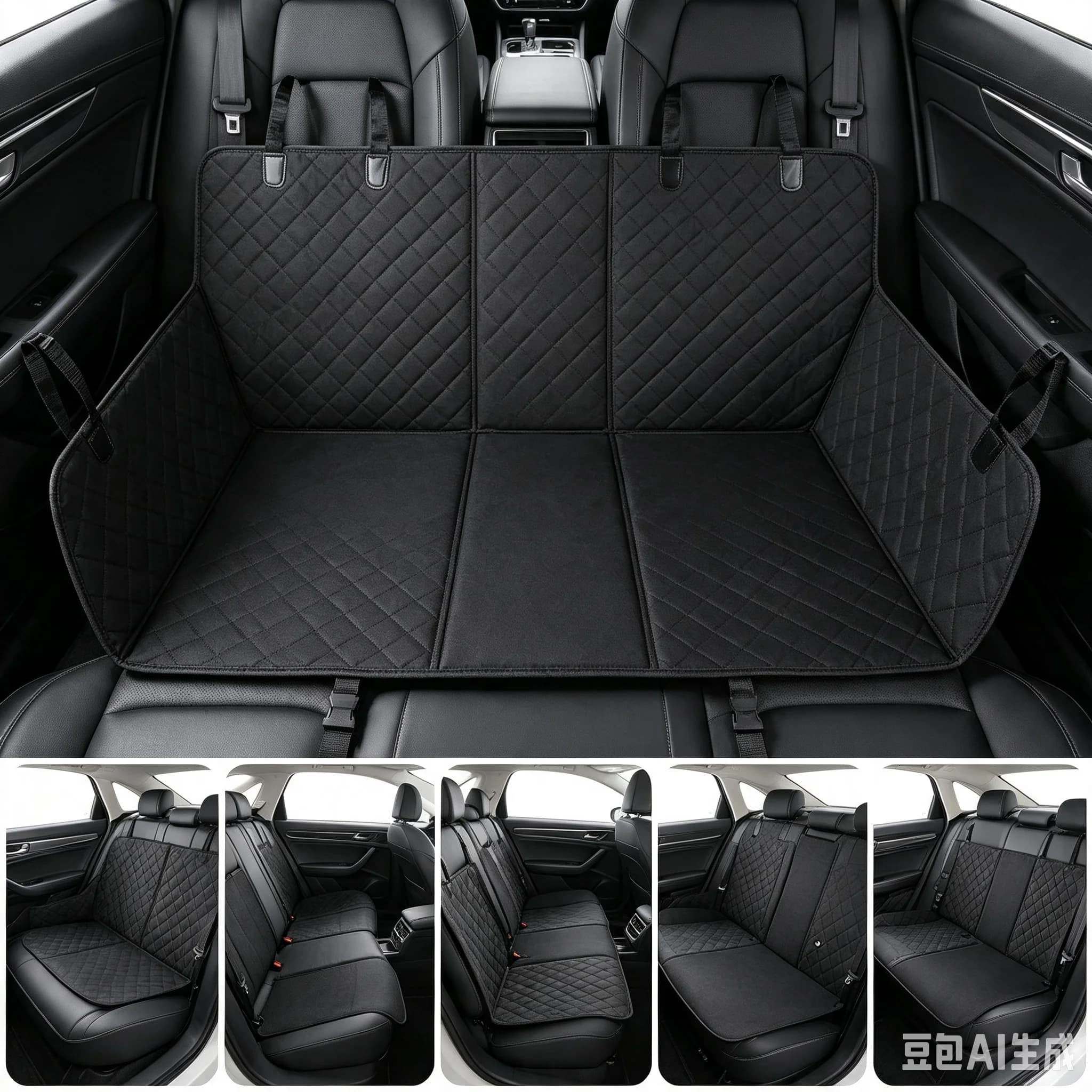 Universal Non slip Dog Car Seat Cover Pet Mat Blanket Hammock Cushion Protector Travel Foldable Pet Carriers for Car Truck SUV