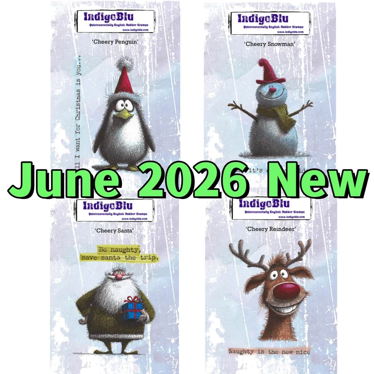June 2026 New Penguin Snowman Santa Reindeer Clear Stamps For DIY Scrapbook Craft Decoration Embossing Template Christmas Card