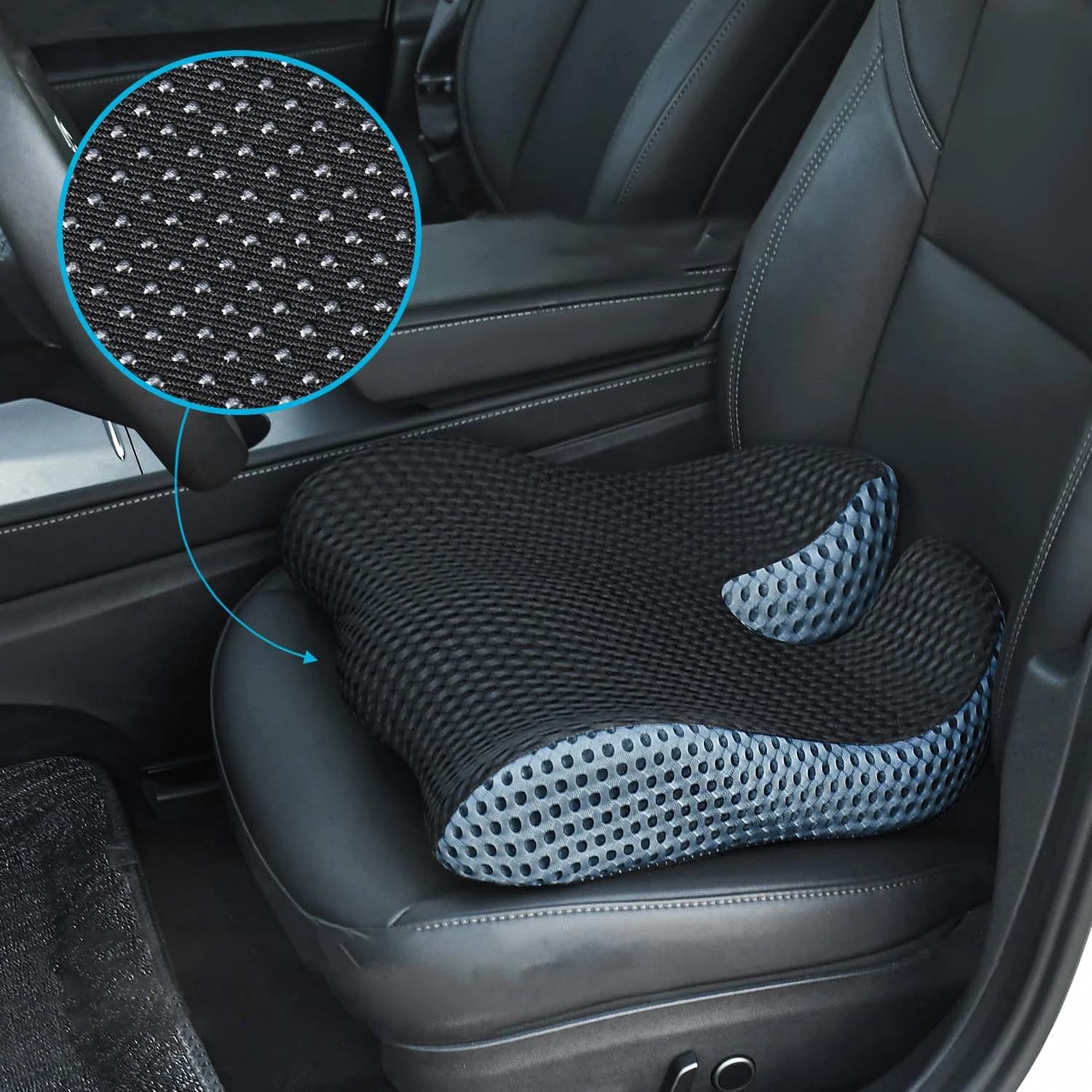Cuscino antiscivolo in memory foam ortopedico per la prostata per il coccige Sciaticaback, sollievo dal dolore, sedia comfort, seggiolino auto