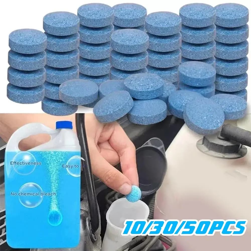 All-Season Car Windshield Washer Concentrated Clean Tablets Solid For Car Room Kitchen Window GlassToilet Cleaning Tablet