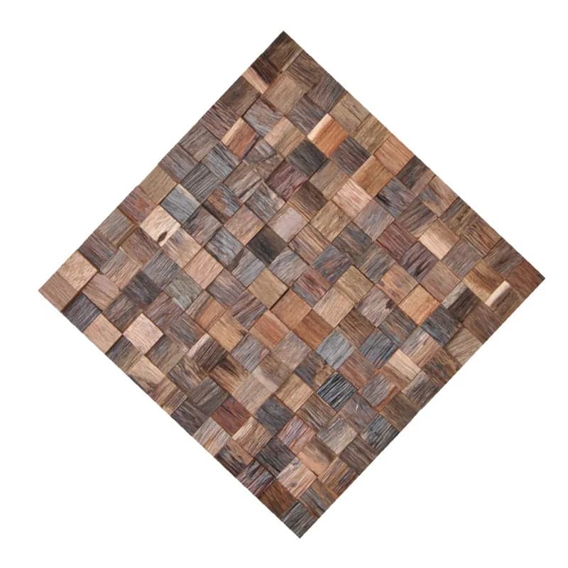 Solid Wood Mosaic Wood Block Three-dimensional Diffusion Acoustic Noise Reduction TV Background Wall Improves Sound Quality Waln