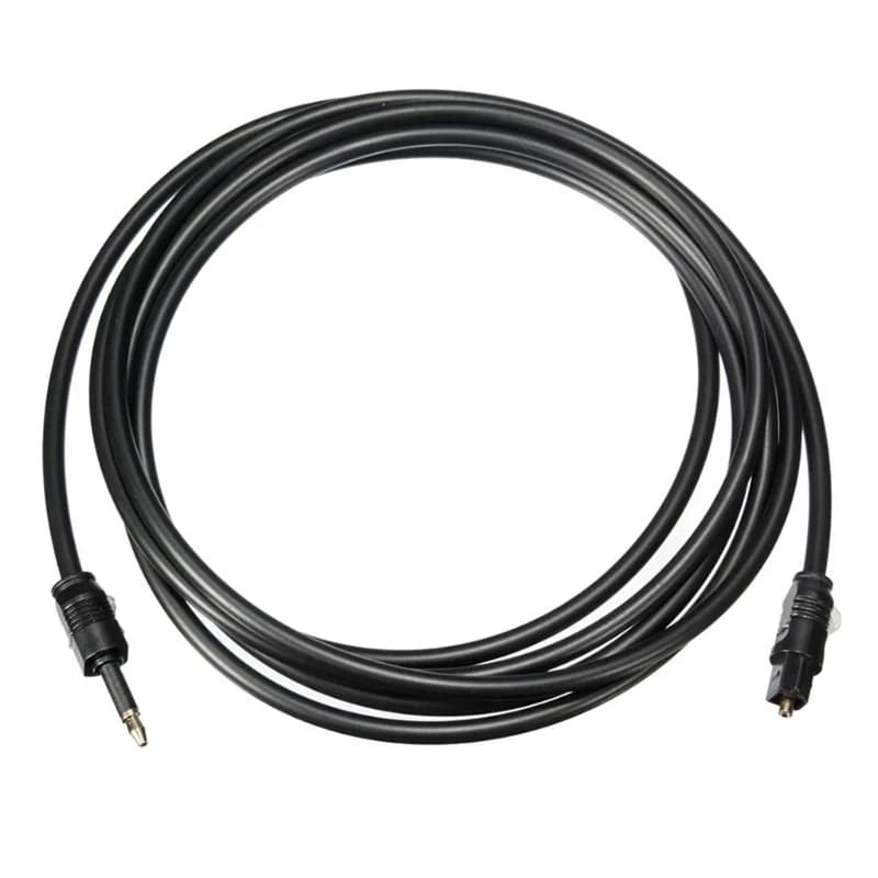 3.5 mm optical cable Toslink digital cable 3.5 mm gold plated connector Optical audio cable Adapter 1 m/1.5 m/2 m/3 m/5 m
