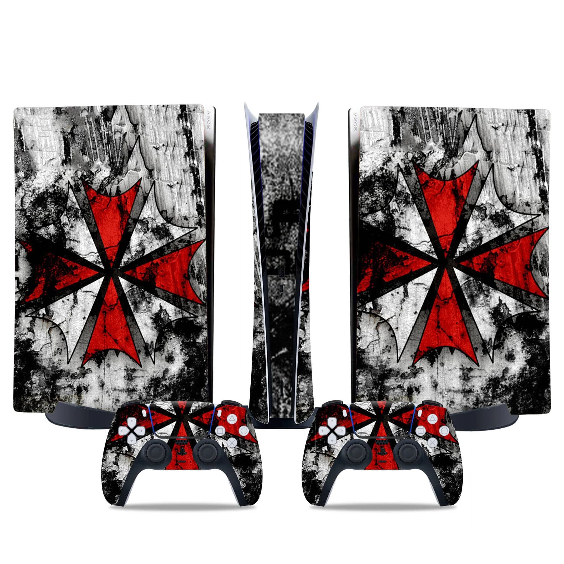 Adesivi in vinile per console e controller PS5 Digital, skin sticker per PS5 Digital, accessori.