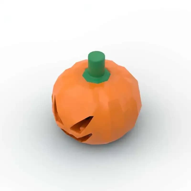 MOC 10PCS Testa di Zucca 20695pb01 Building Blocks 20693 20695 Festival Decorazioni Parte Mattoni Particelle Giocattoli Per Bambini Halloween