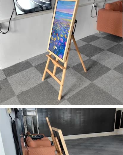 Wooden Frame Wifi Smart Photo Frame LCD Advertising Signage Android Publicidad Digital Menu Board Wall Exhibition Display Stand