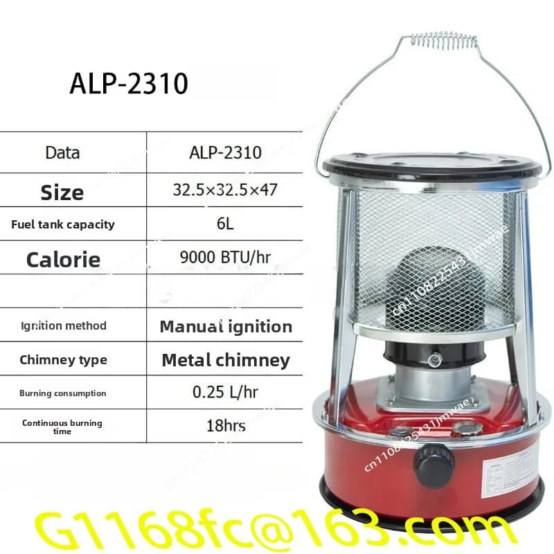 Camping Tent Outdoor Heating Oil Stove Gas Heater