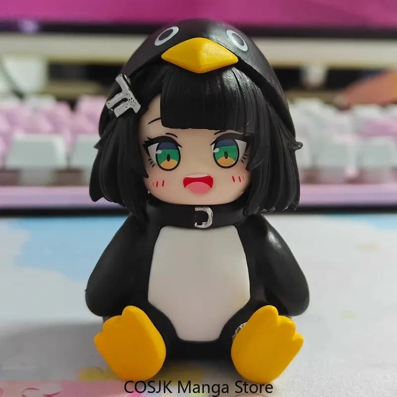 Anime Arknights: Statuetta di Endfield Endministrator a Forma di Pinguino, Ornamento Creativo da Scrivania, Figurina in PVC Carina, Modello da Collezione