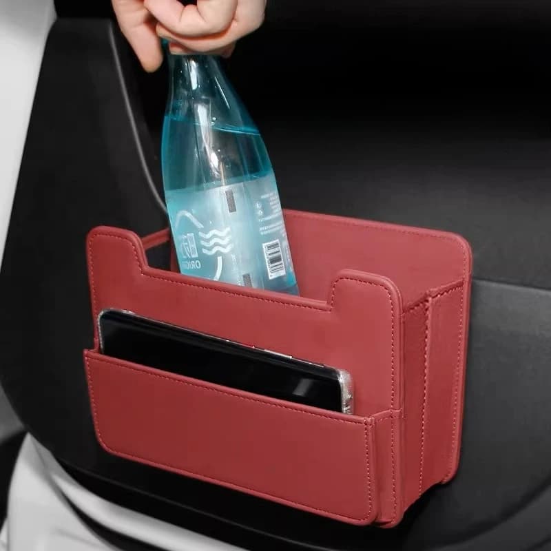 Car Trash Can Waterproof Foldable Door Universal Storage Bucket Multifunctional Front Car Umbrella Storage Must Accessories